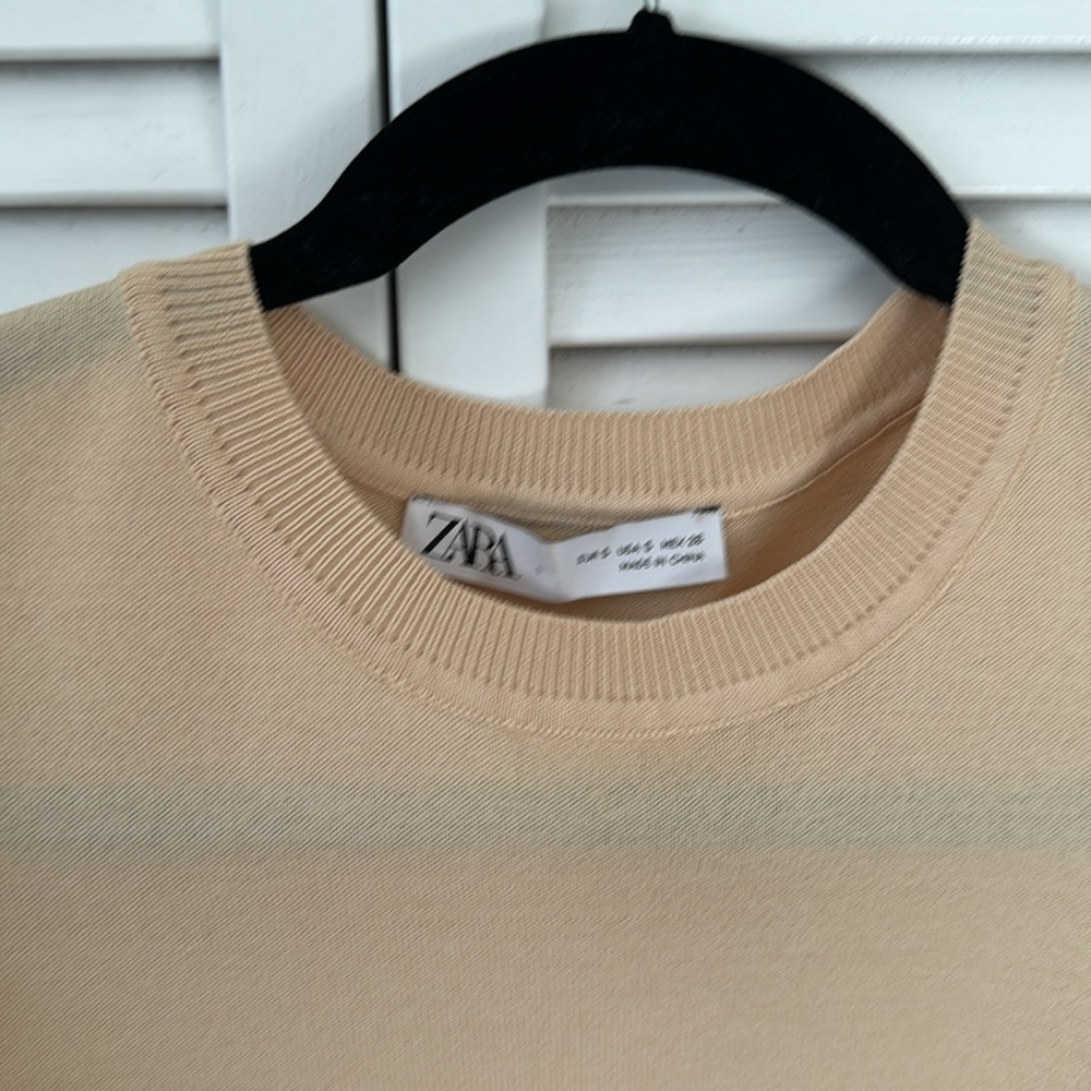 Zara knit puff sleeve sweater - Picture 4 of 5